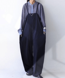 antiqua サテン サロペットパンツ レディース オーバーオール・py-00562