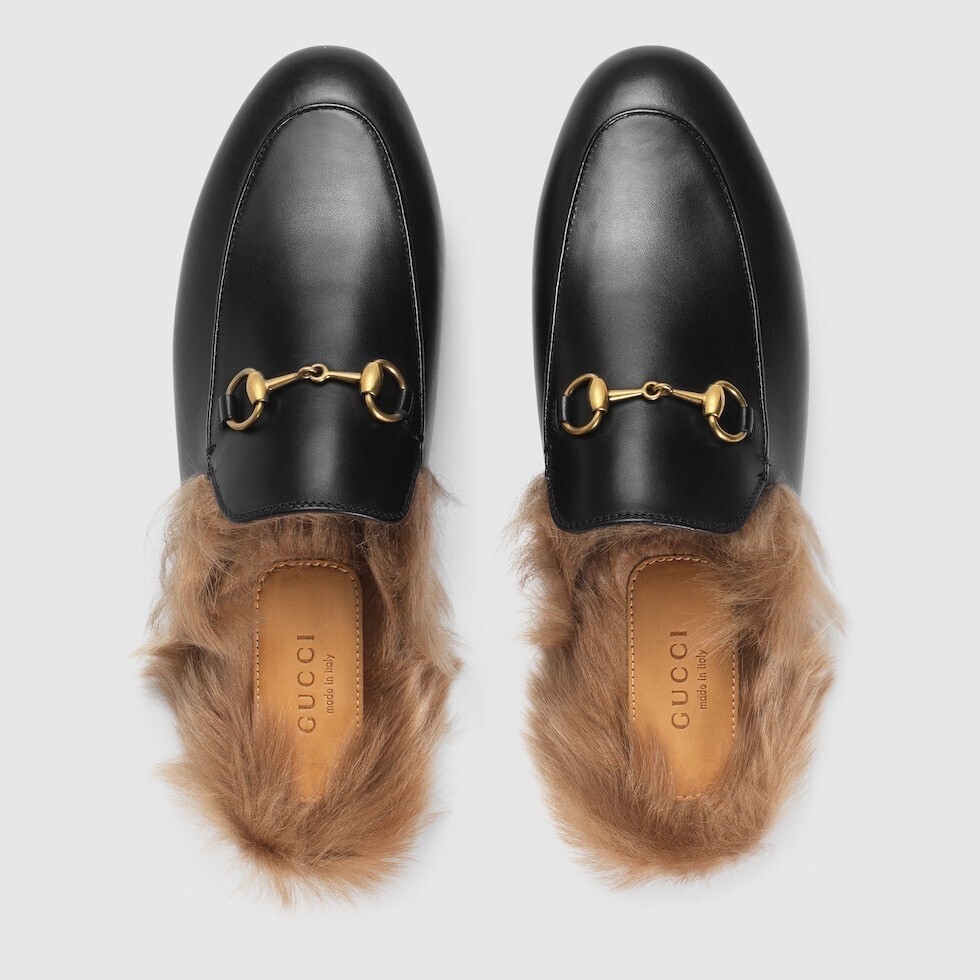 GUCCI 〔プリンスタウン〕GUCCI リ・エディション ウィメンズ レザー スリッパ