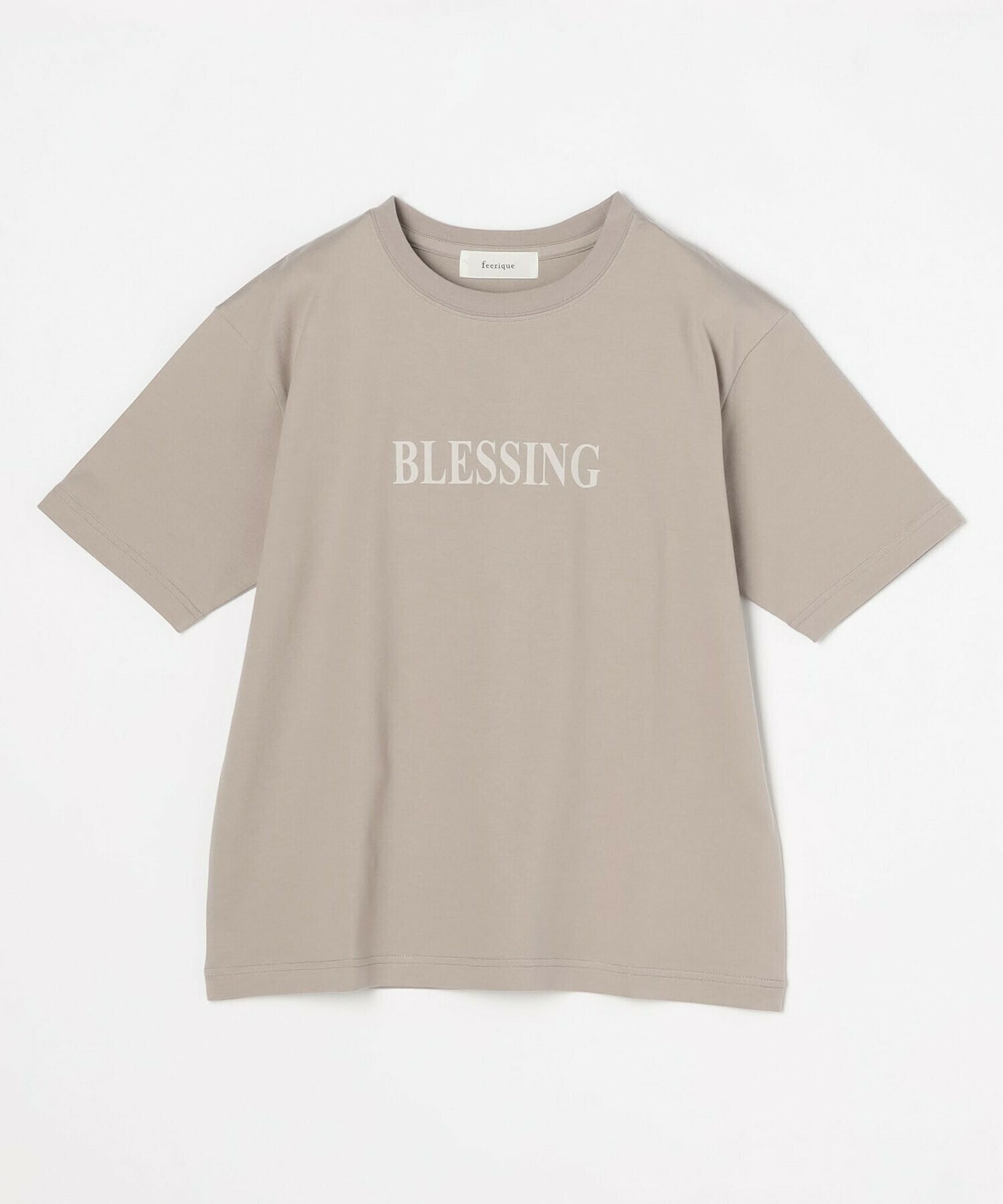 feerique ロゴプリントTシャツ