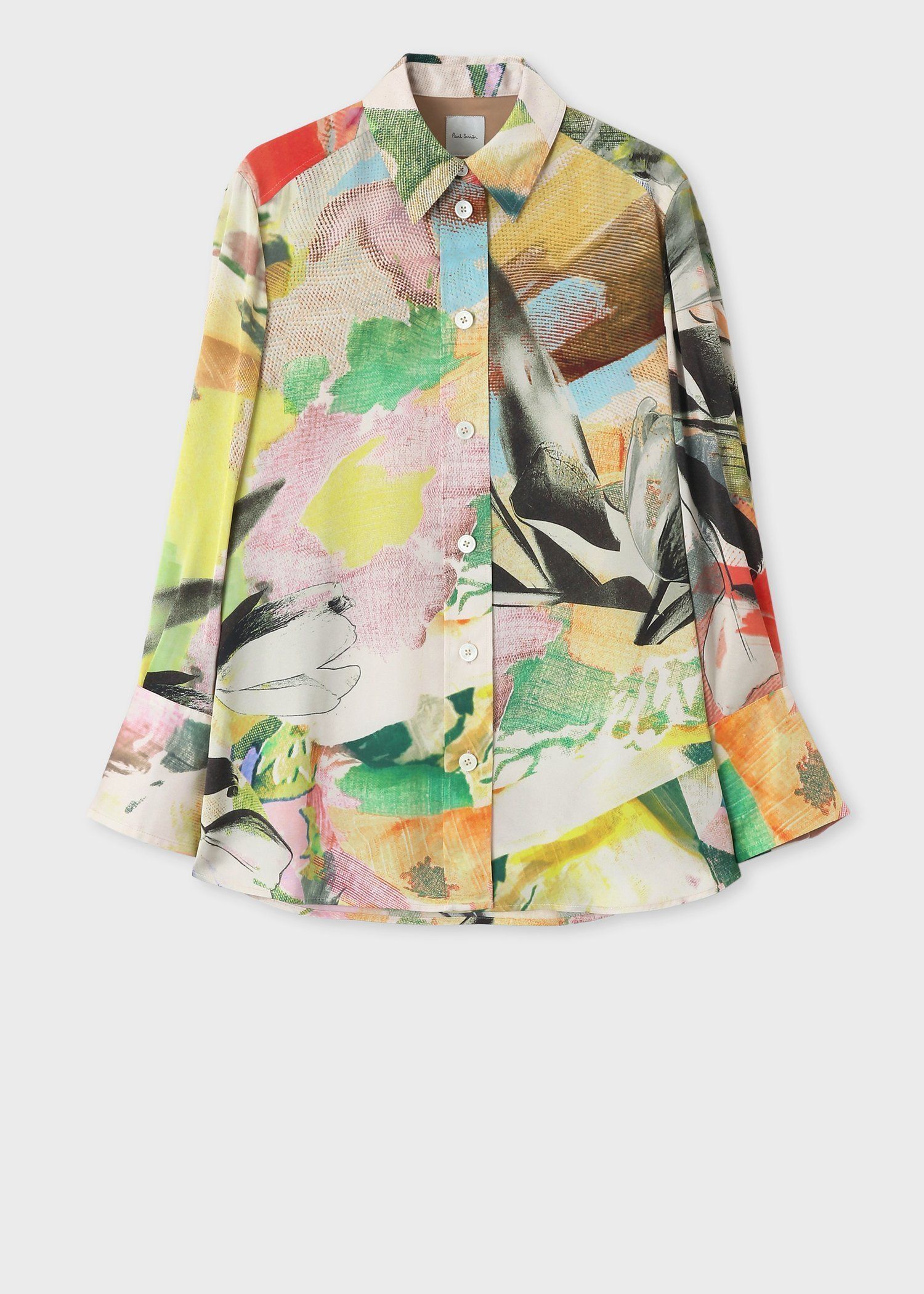 Paul Smith "Fabric Floral Collage" シャツ