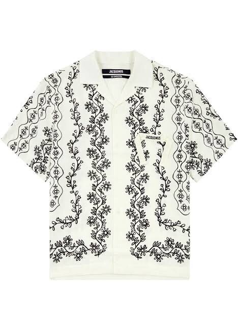 JACQUEMUS La Chemise Jean floral-print linen shirt