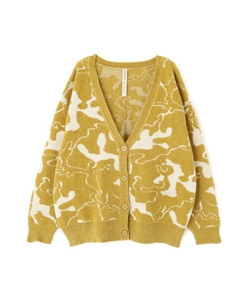 AVIREX AVIREX 《直営店限定》BOUCLE CAMO KINT CARDIGAN
