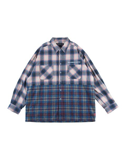 ROLLINGCRADLE MELANGE CHECK SHIRT
