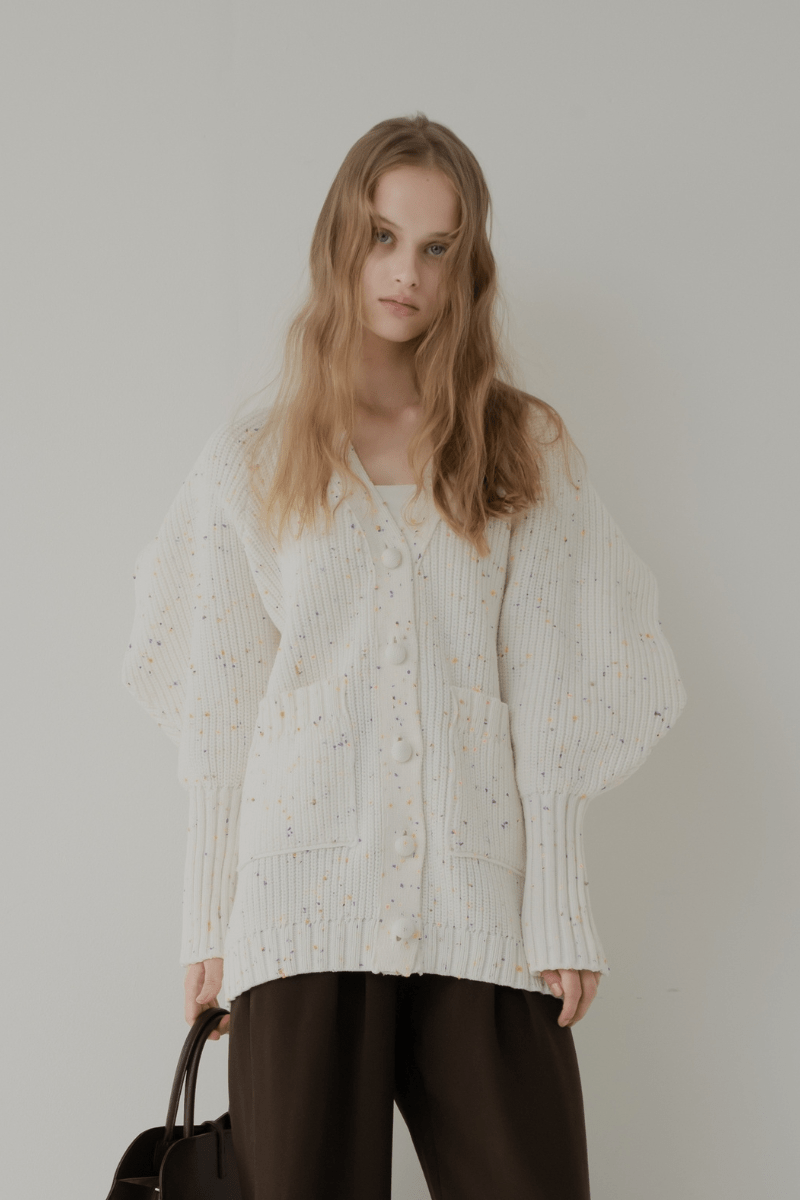 maison de Dolce. nuit cardigan/white