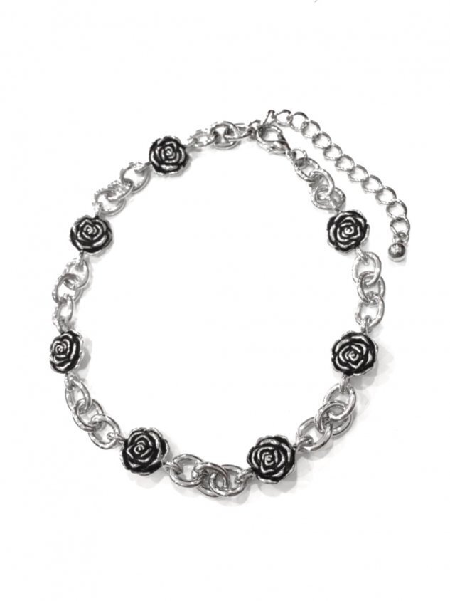 XU 【XU DOG】rose necklace