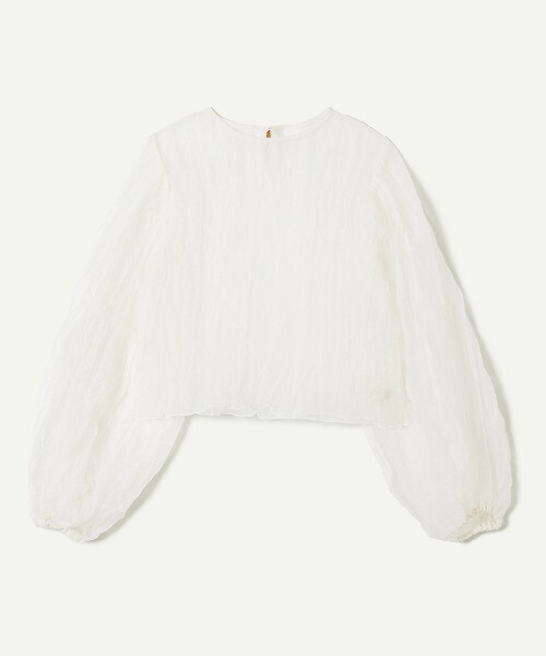 leinwande Recycle Organdy Pleats Top