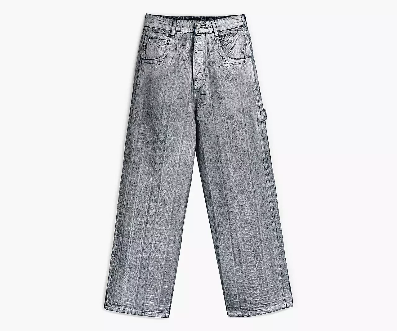 MARC JACOBS モノクロマチック モノグラム デニム オーバーサイズ ジーンズ