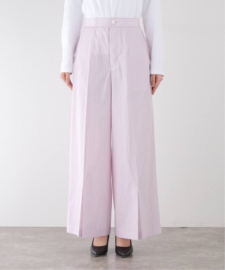TOGA PULLA Stripe cotton パンツ