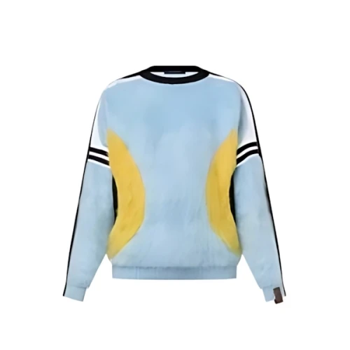 LOUIS VUITTON Sporty Color-Block Pullover