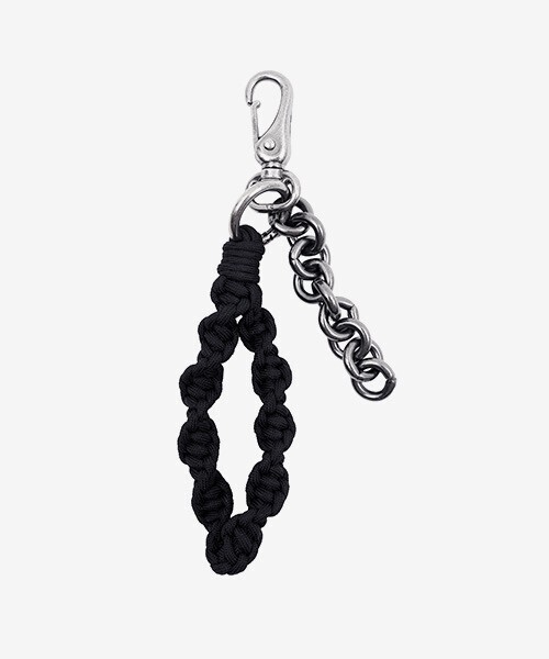 INSILENCE Loop string key ring BLACK