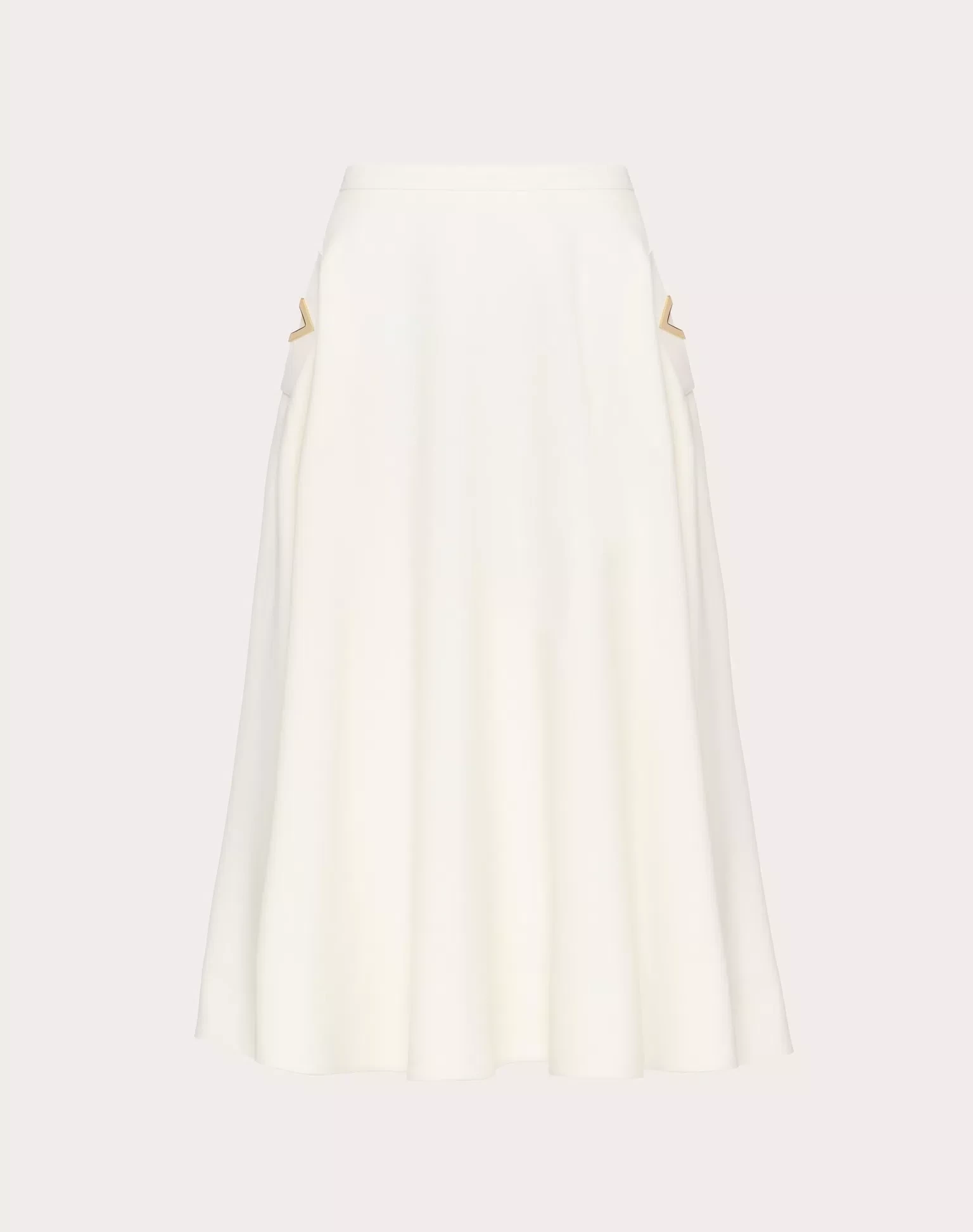 VALENTINO クレープクチュール ミディスカート