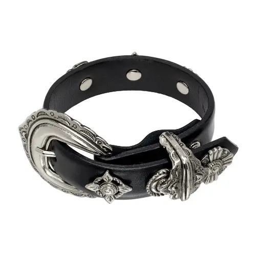 TOGA PULLA Motif leather bangle