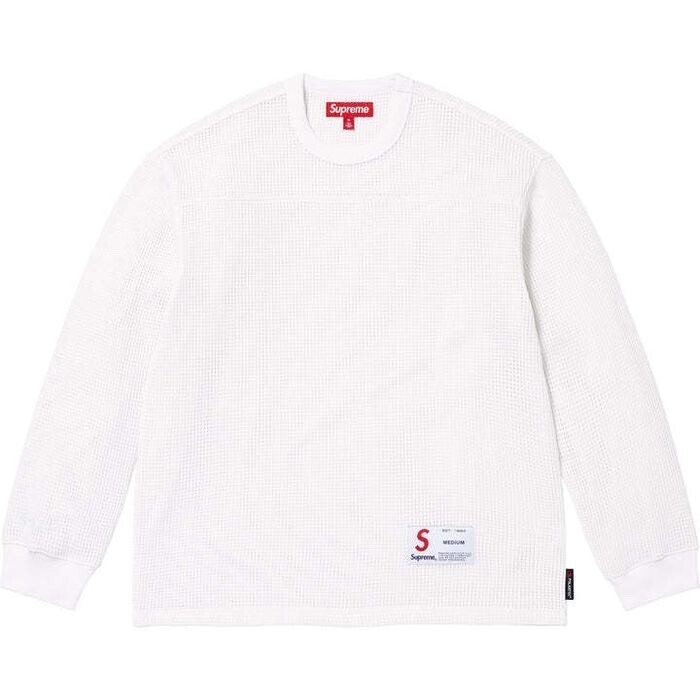 Supreme Polartec Mesh L/S Football Top White