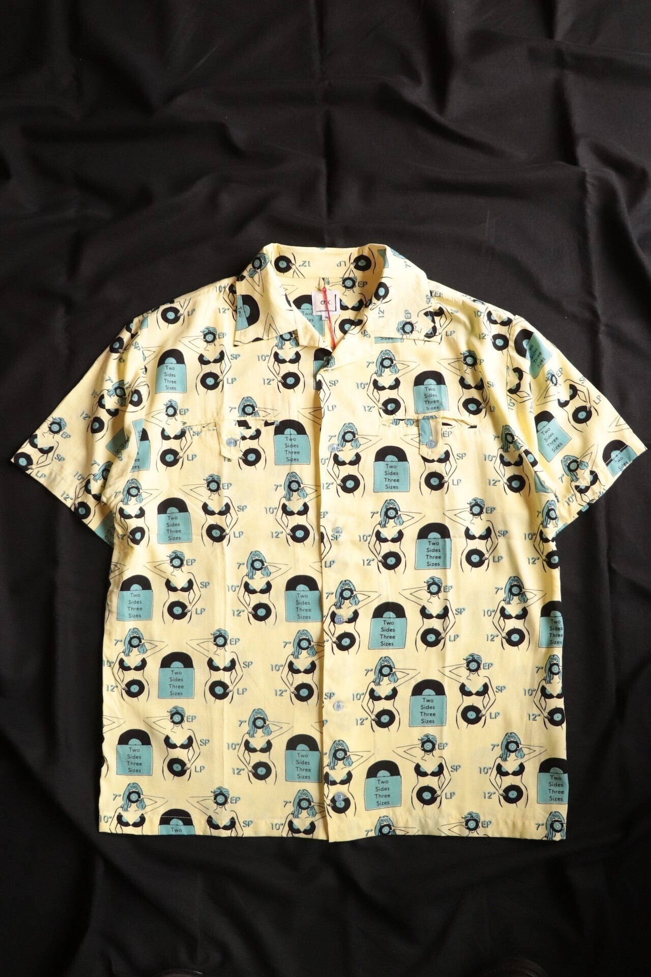 O.K. Vinyl 2sides 3sizes RAYON SHIRTS
