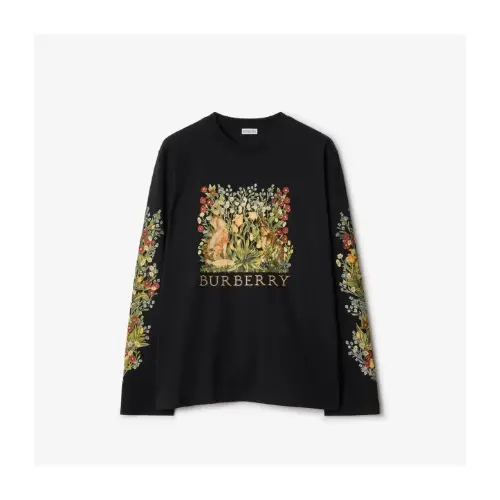 BURBERRY ロングスリーブ フォレスト コットンTシャツ