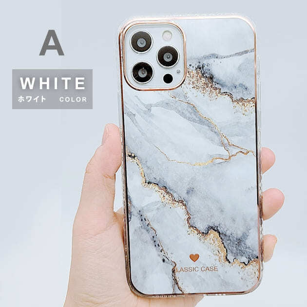 LACE LADIES スマホケース　大理石風
