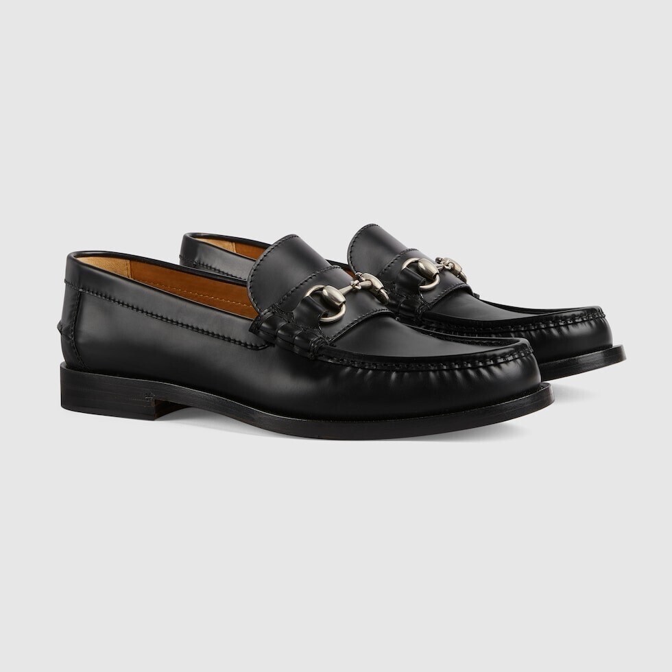 GUCCI ホースビット付き メンズ ローファー