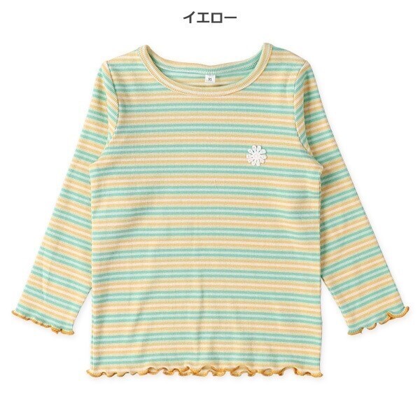 西松屋 スパンテレコボーダー長袖Tシャツ