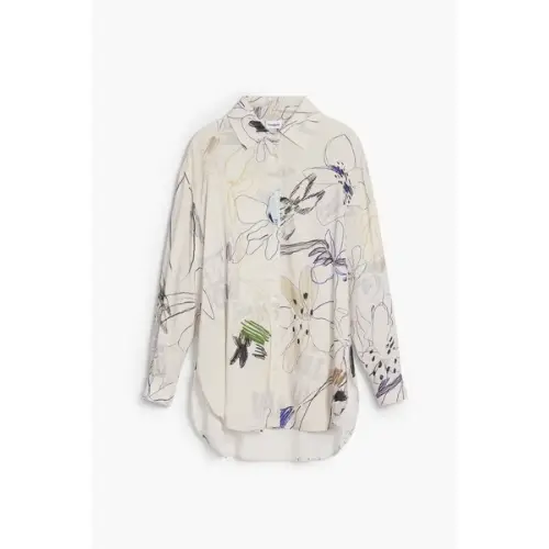 Desigual アートコラージュオーバーサイズシャツ