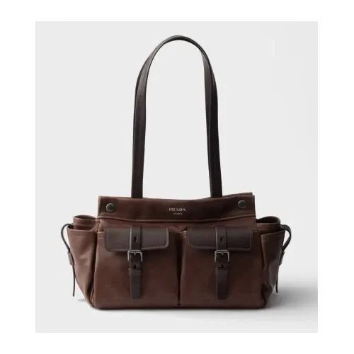 PRADA プラダ ルート ミディアム レザー トートバッグ