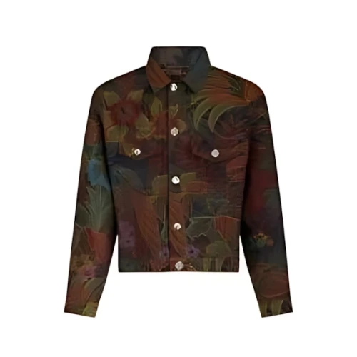 ETRO パターンジャカード デニムジャケット