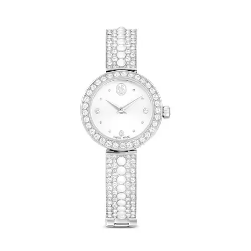 SWAROVSKI Matrix pearl bangle ウォッチ