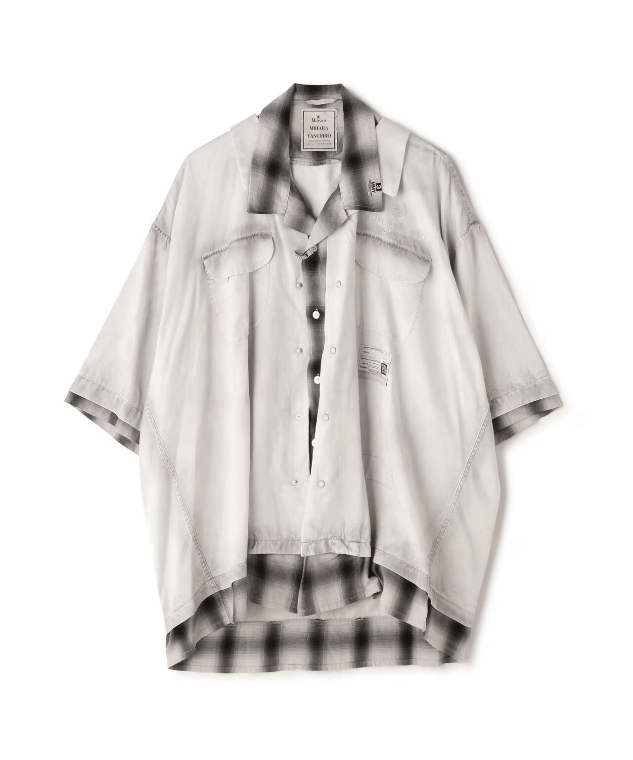 Maison MIHARA YASUHIRO Double Layered Shirt