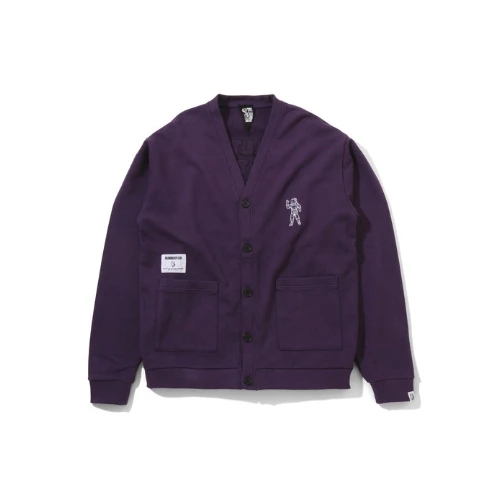 BILLIONAIRE BOYS CLUB APPLIQUE LOGO SWEAT CARDIGAN_STARFILED LOGO