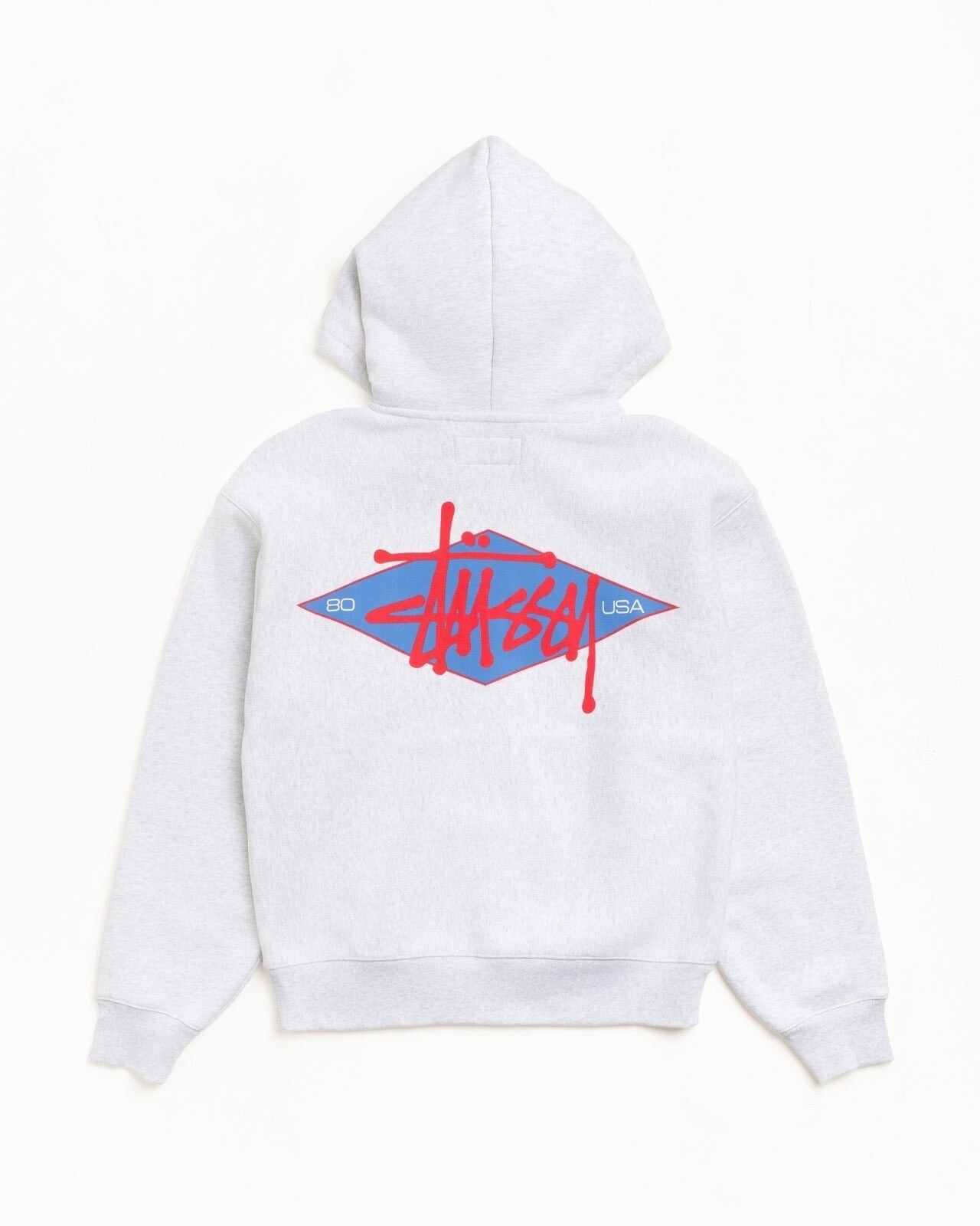 STUSSY BASIC DIAMOND ZIP HOODIE