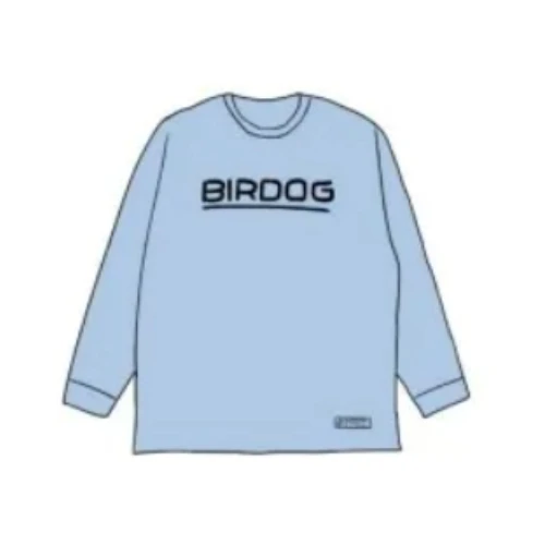 Birdog new wave logo Long sleeve T-shirt blue