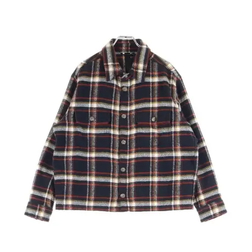 Chrome Hearts Y NOT WORK DOG Flannel Check Shirt
