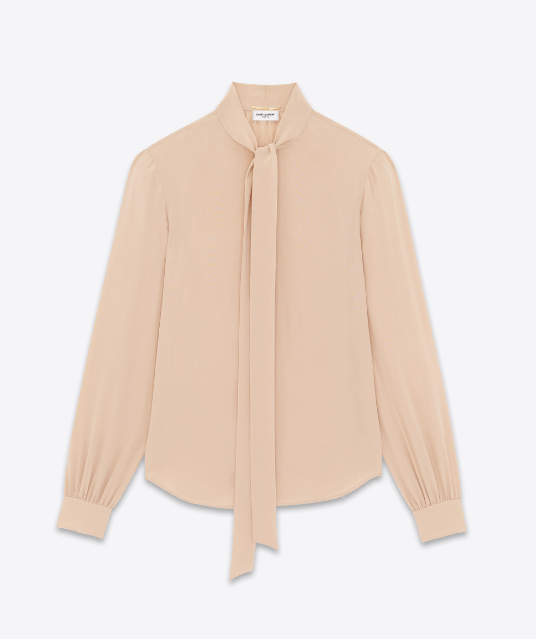 SAINT LAURENT ボウタイ シャツ