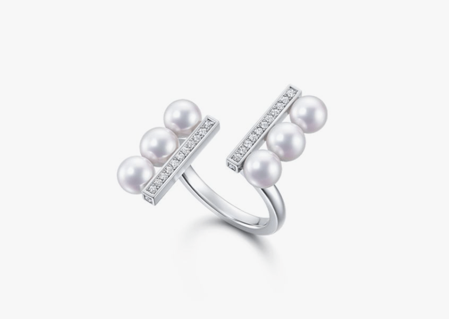 TASAKI バランス パラレル ネオ ダイヤモンド パヴェ リング