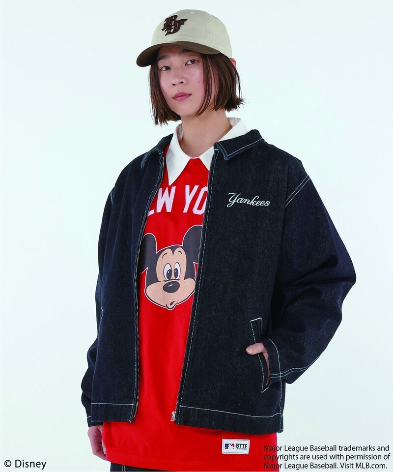 BACK TO THE FIELD 【MLB】Utility Denim Jacket