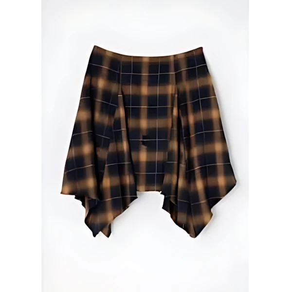 LAGUA GEM ASYMMETRY チェックスカート