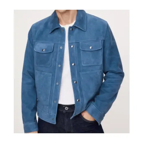 BANANA REPUBLIC スエードレザー トラッカージャケット