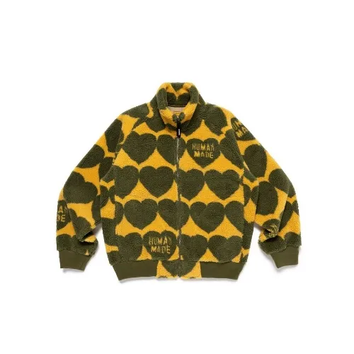 HUMAN MADE HEART FLEECE JACKET