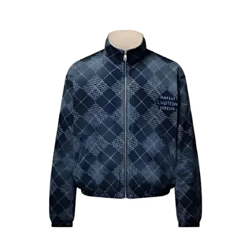 LOUIS VUITTON デニムフリースブルゾン