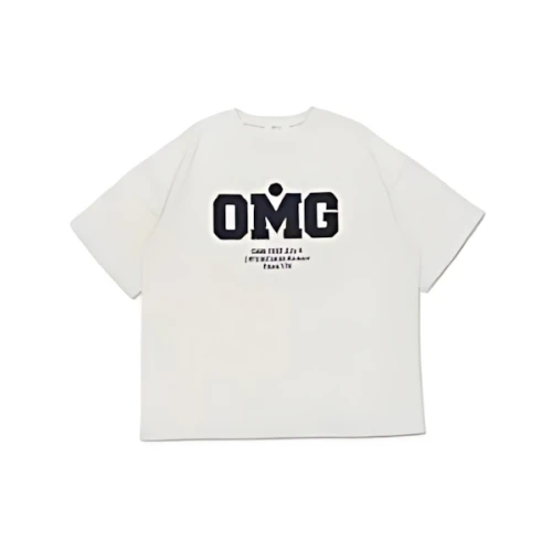 SPINNS MGカレッジロゴ刺繍デザイン 半袖ビッグTシャツ