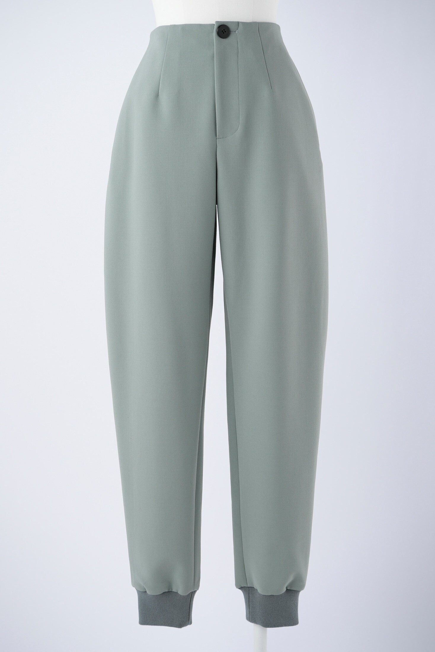 ENFOLD KNIT RIB COCOON PANTS