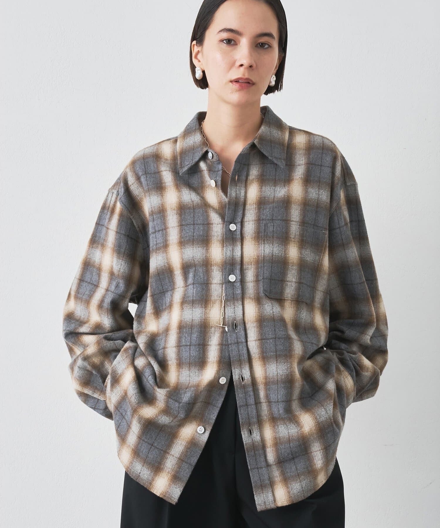 COOR FLANNELチェックシャツ