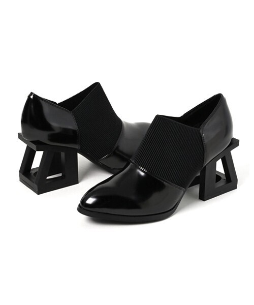 Jeffrey Campbell スクエアヒールゴアブーティ
