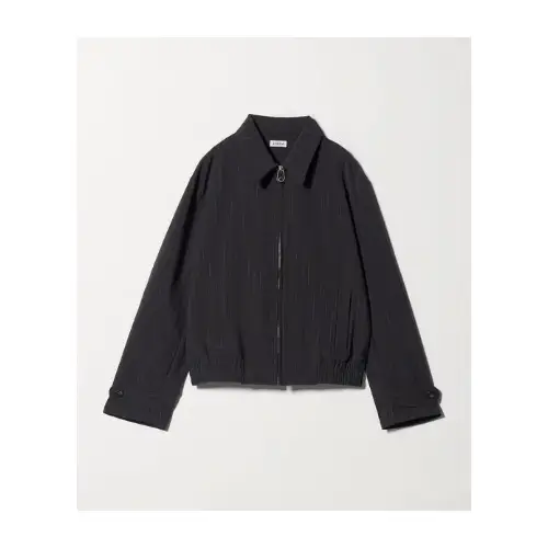 JieDa ストライプ ジップ ジャケット