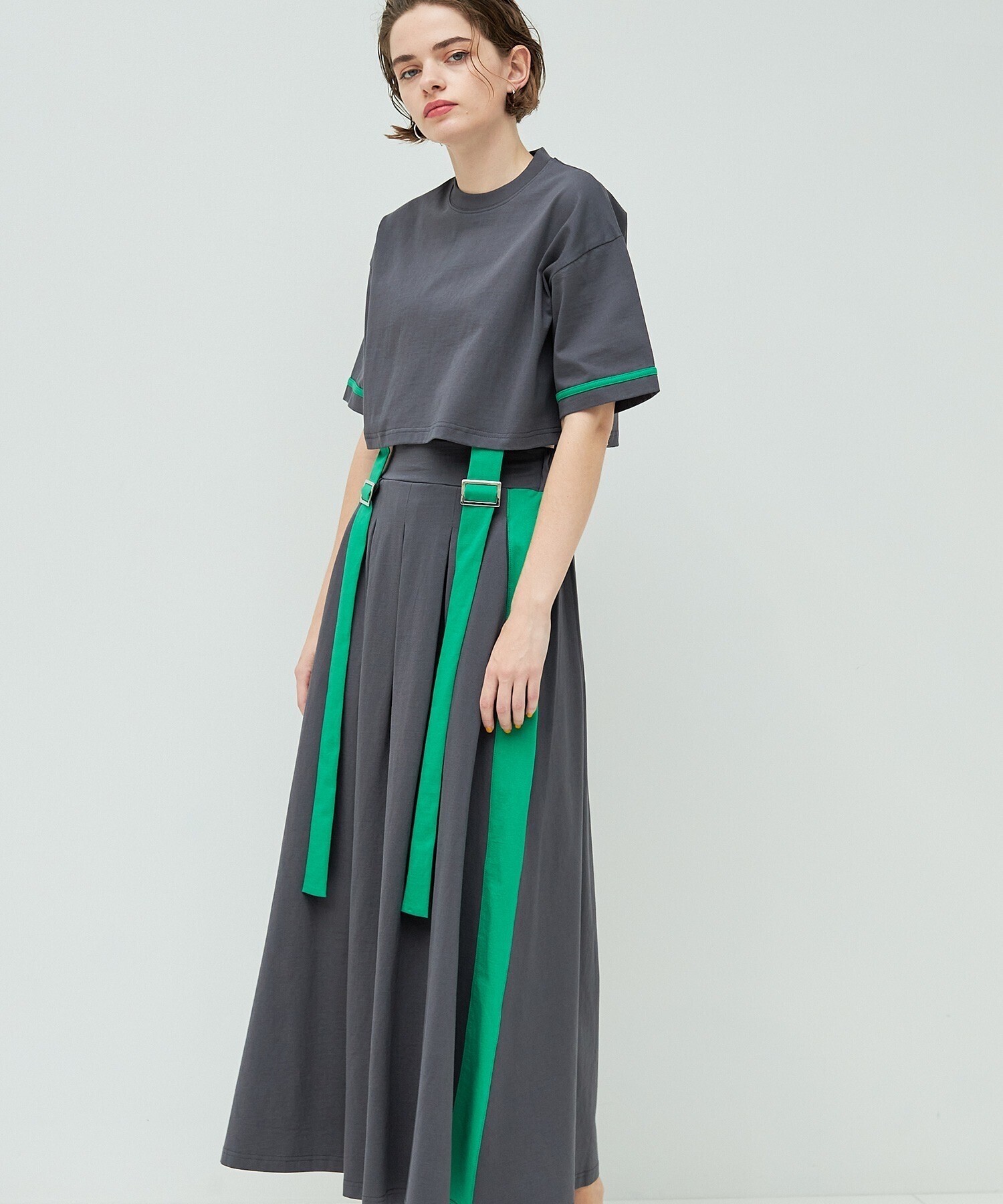 casane セパレートラインカットワンピース