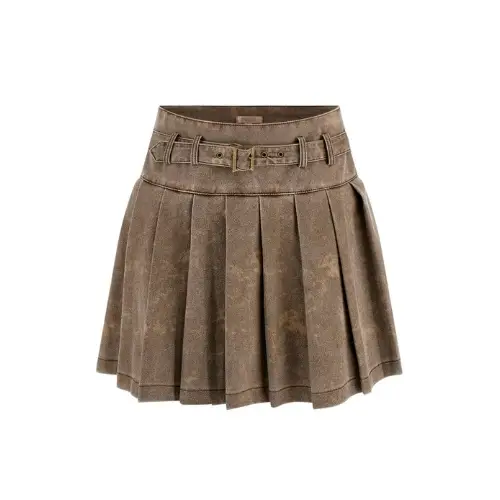 GUESS ESTELL Pleated Mini Skirt