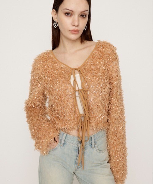 SLY 2WAY SHAGGY YARN TOPS ツーウェイ シャギー ヤーン トップス