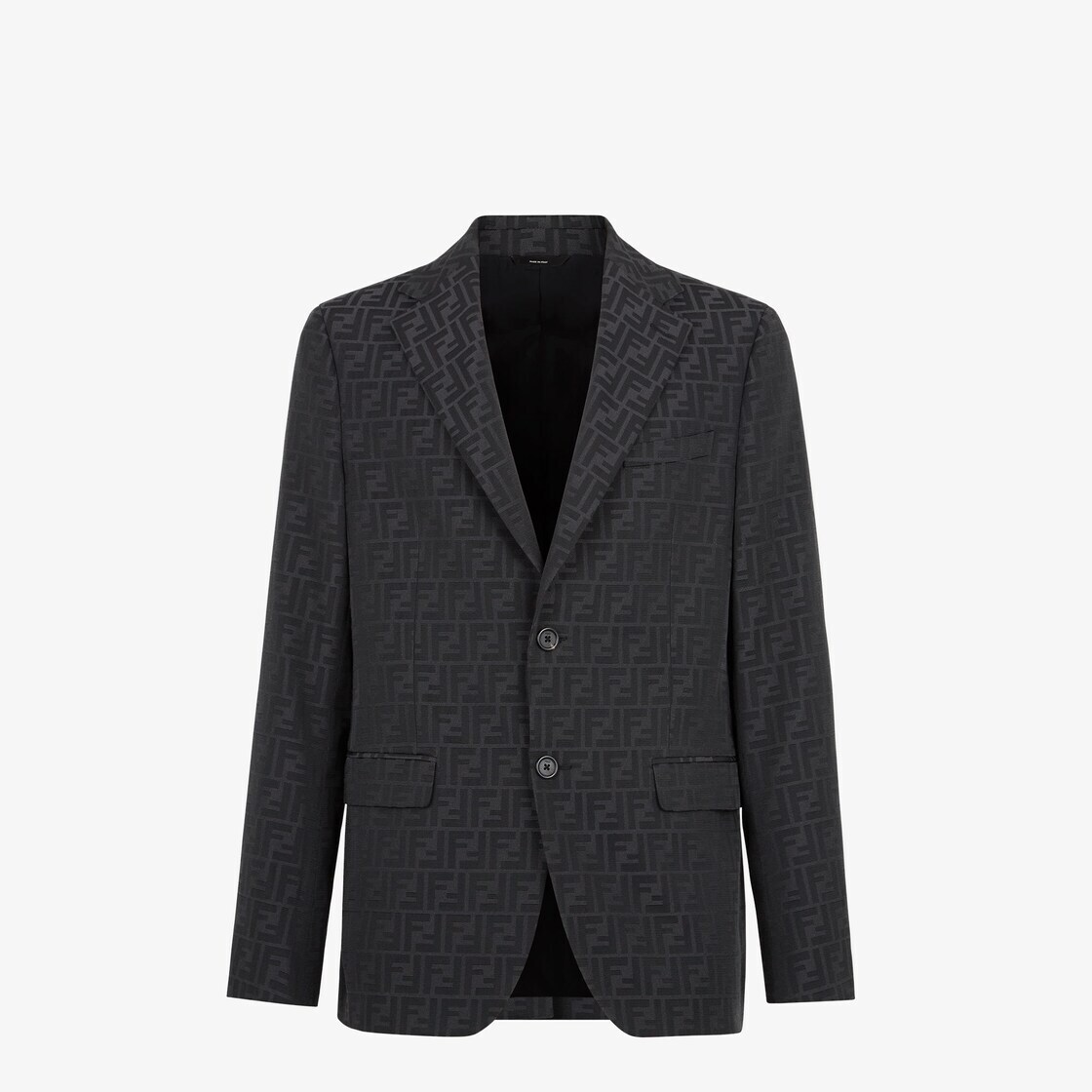 FENDI ブラックファブリック ブレザー