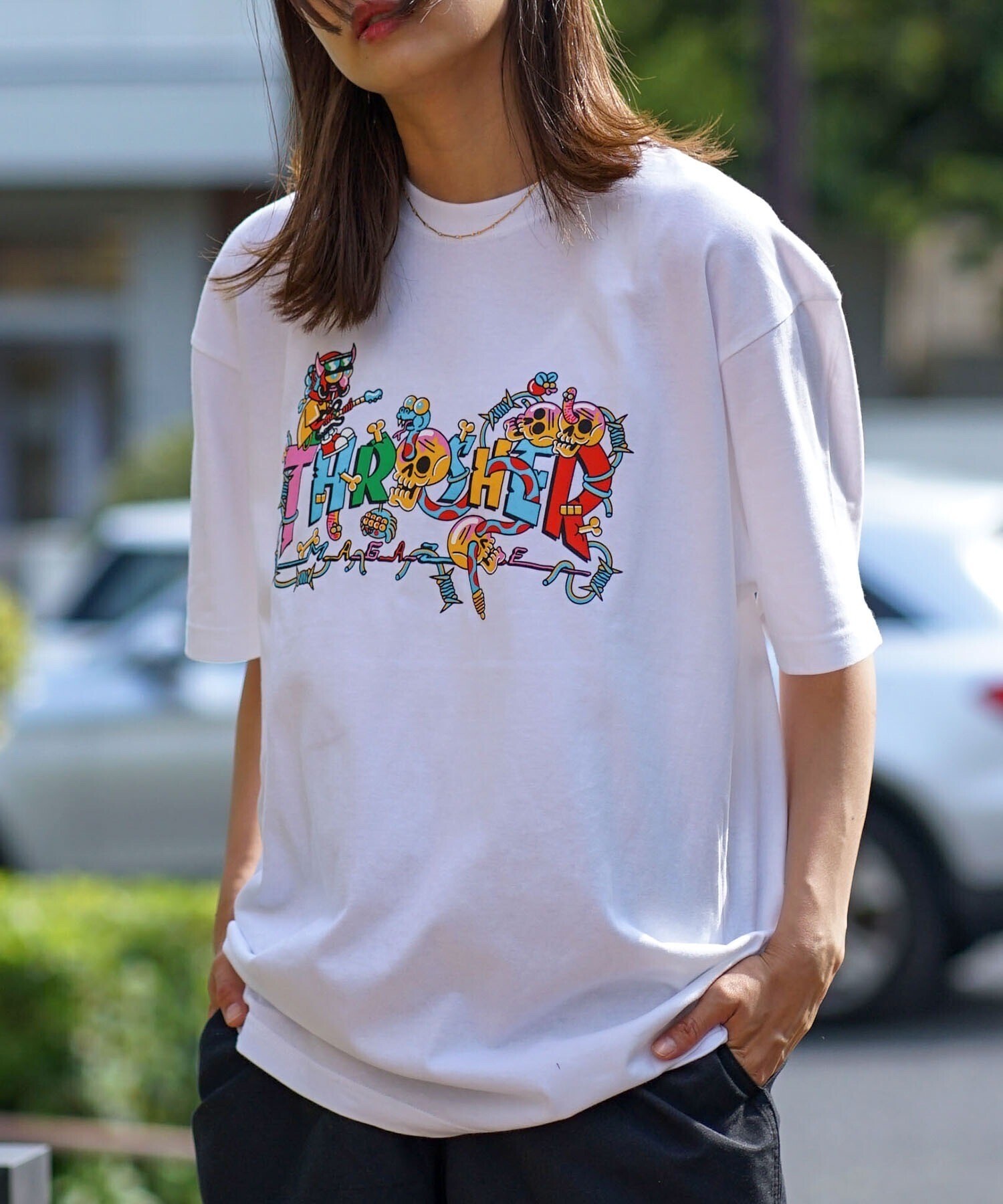 THRASHER Devils Music S/S T-SHIRTS
