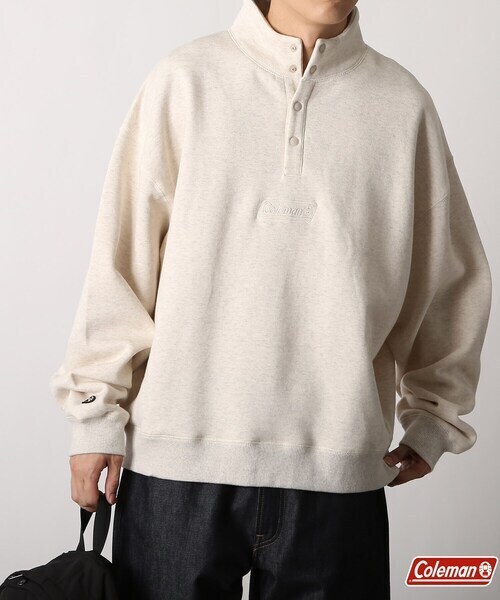 Coleman ハーフジップスウェット