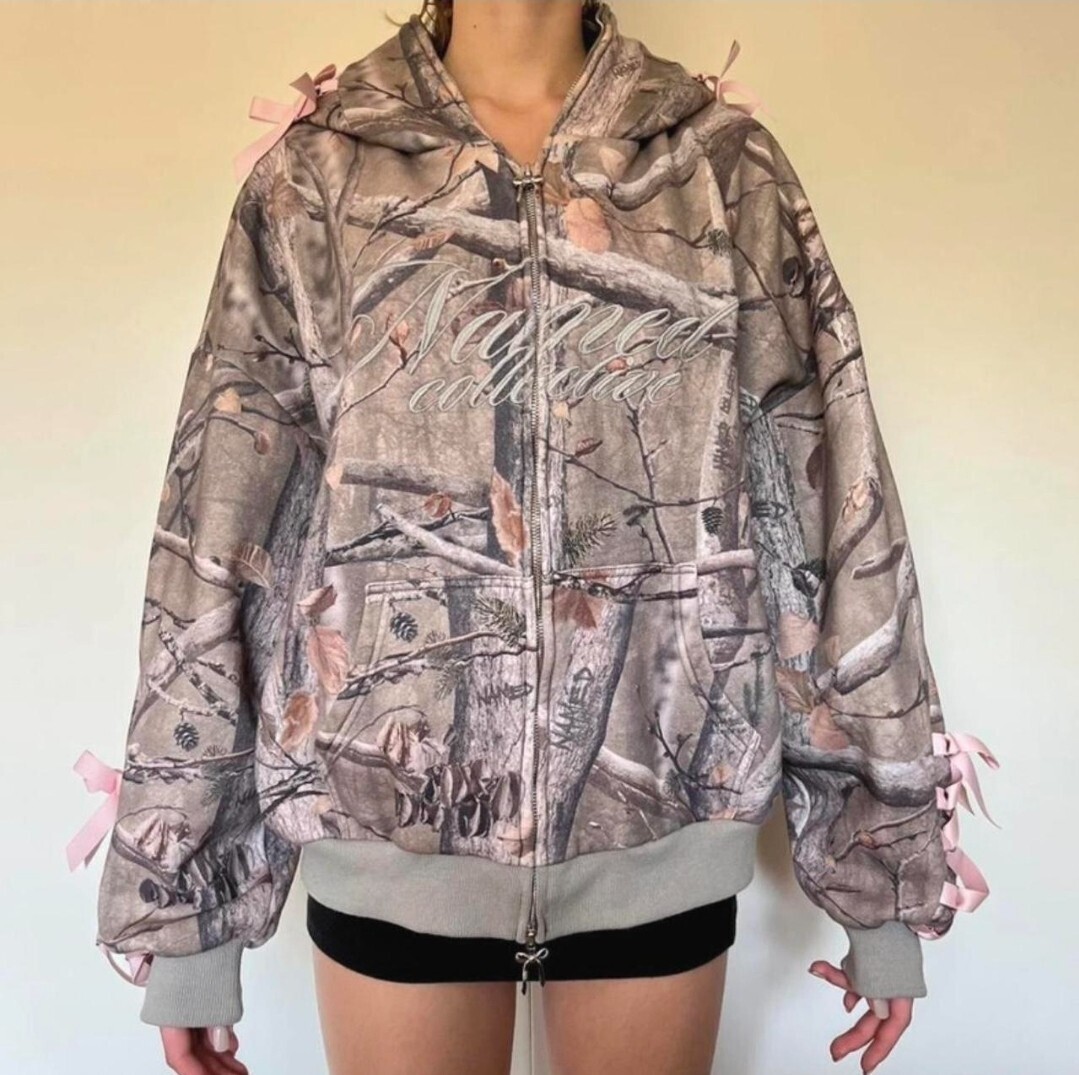 Named Collective women's khaki hoodie